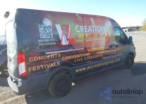 2018 Ford Transit-250 from USA, damaged, VIN 1FTYR2CM5JKB40134